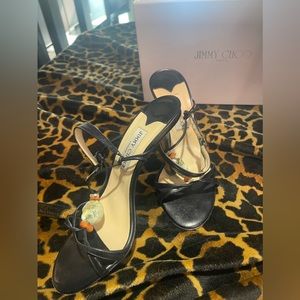Jimmy Choo heels, Black with decorative stones